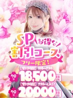 【コスパ最強！】フリー限定70分コース！《SPお得割引コース